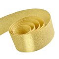 Papillon Ribbon & Bow Papillon Ribbon & Bow R097090-16-0810-GOLD 0.62 in. 100 Yards Casual Chic Lurex Tape Ribbon; Ivory & Gold R097090-16-0810-GOLD